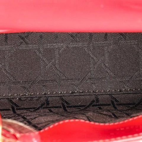Christian Dior Lady Dior Bag Cannage Quilt Patent Mini - Banlieue91
