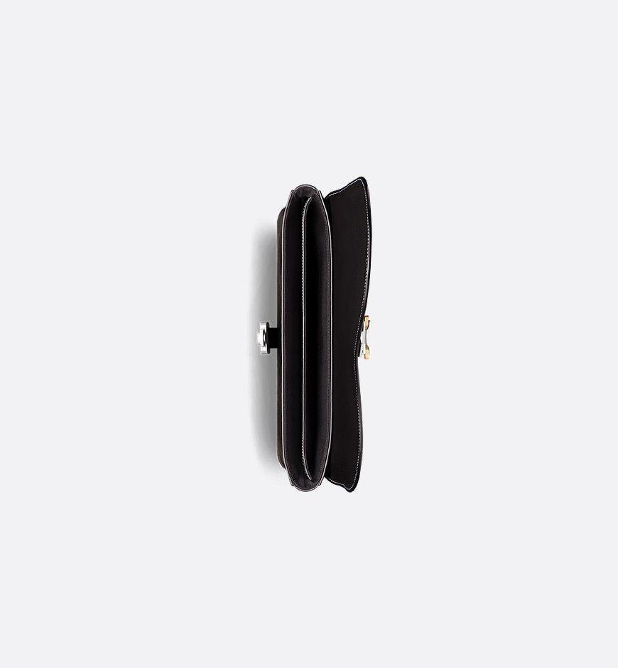 Dior Saddle A4 Pouch Black Grained Calfskin - Banlieue91