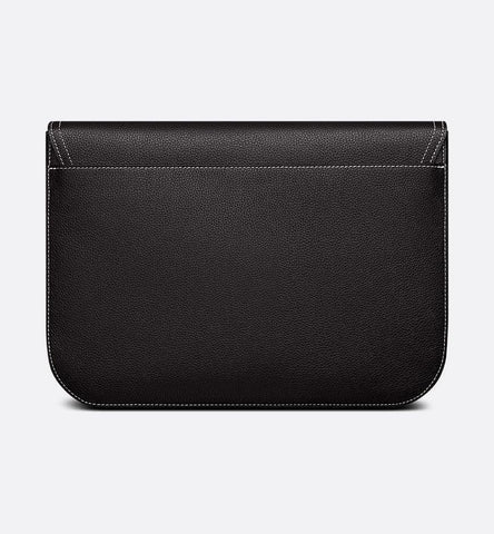 Dior Saddle A4 Pouch Black Grained Calfskin - Banlieue91