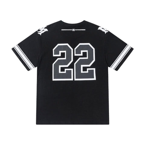 Amiri 22 Black T-Shirt Without Collar - Banlieue91