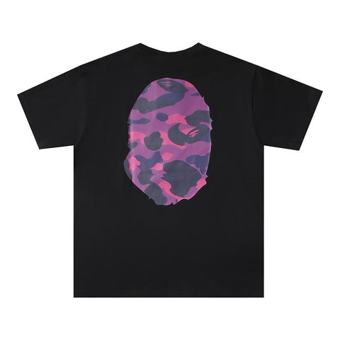 Bathing Ape Black T-Shirt without Collar - Banlieue91
