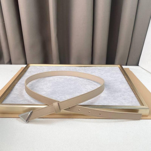 Prada Saffiano leather belt 'Sand Beige' - Banlieue91