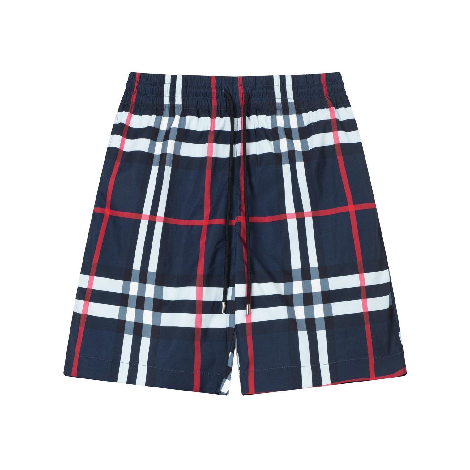 Burberry Men's Striped Cotton Knit Basketball Shorts 'Blue' - Banlieue91