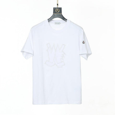 Moncler T-Shirt Without Collar 'White' - Banlieue91