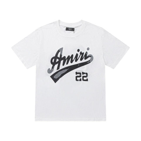Amiri 22 White T-Shirt Without Collar - Banlieue91