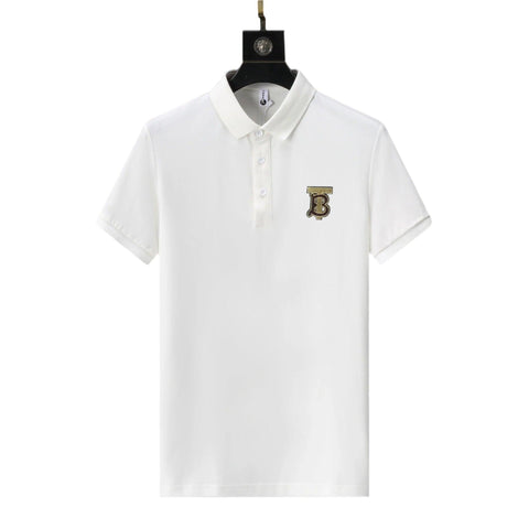 Burberry White T-Shirt With Collar - Banlieue91