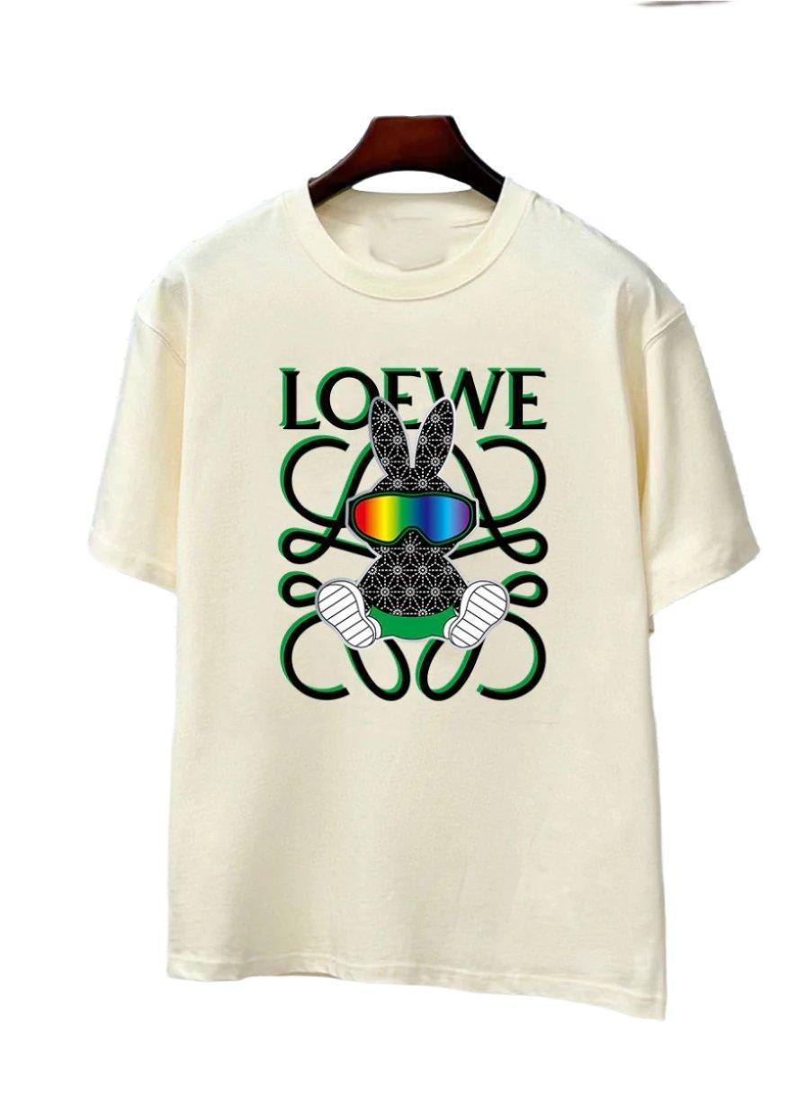 Loewe T-Shirt Without Collar 'Beige' - Banlieue91