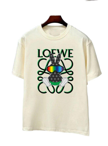 Loewe T-Shirt Without Collar 'Beige' - Banlieue91