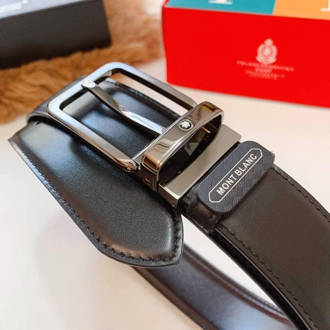 Mont Blanc Men's Belt 'Black' - Banlieue91