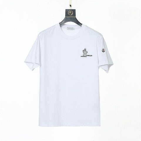 Moncler T-Shirt Without Collar 'White' - Banlieue91