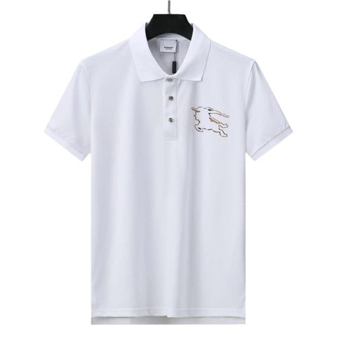 Burberry White T-Shirt With Collar - Banlieue91