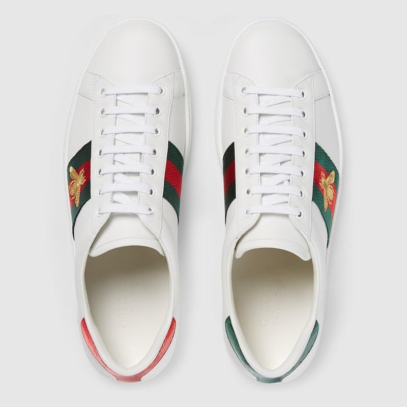 Gucci Ace GG Supreme Sneakers with Embroidered Bee - Banlieue91