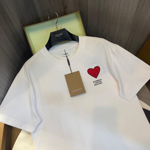 Burberry T-Shirt Without Collar 'White' - Banlieue91