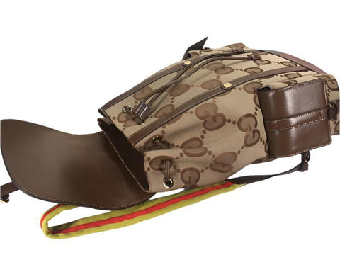 Gucci Backpack with Jumbo GGCamel/Ebony - Banlieue91