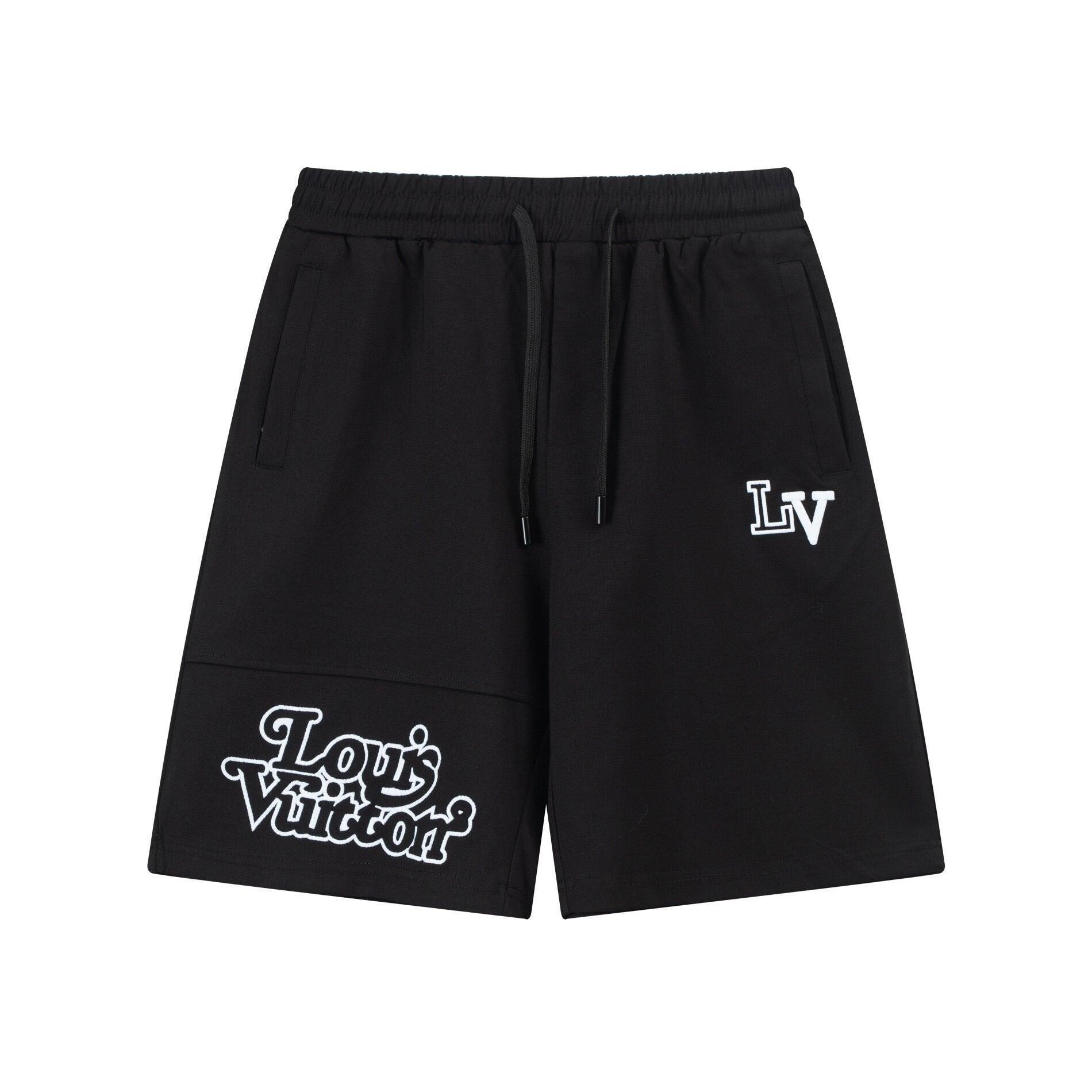 Louis Vuitton Sport Short Pant 'Black/White' - Banlieue91