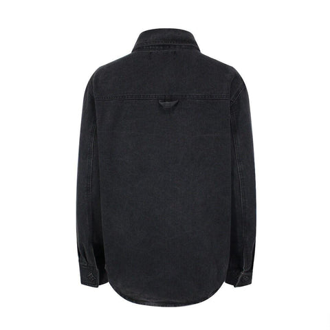 Louis Vuitton Denim Overshirt Black - Banlieue91