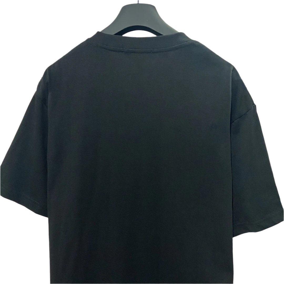 Balenciaga Black T-Shirt Without Collar - Banlieue91