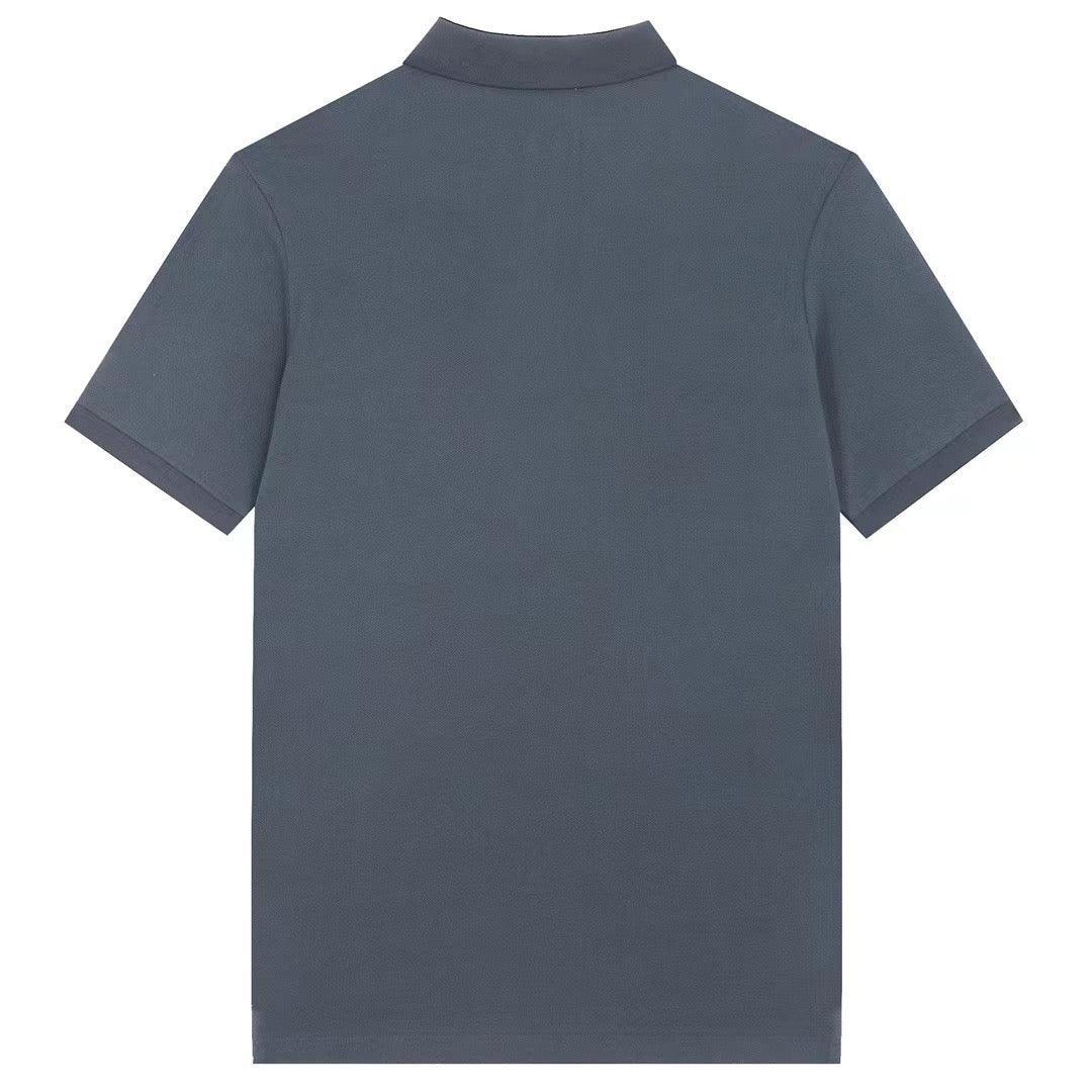 Burberry Dark Grey T-Shirt With Collar - Banlieue91
