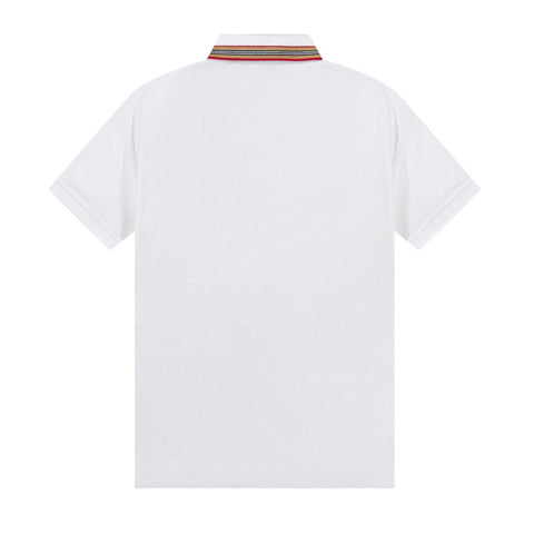 Burberry White T-Shirt With Collar - Banlieue91