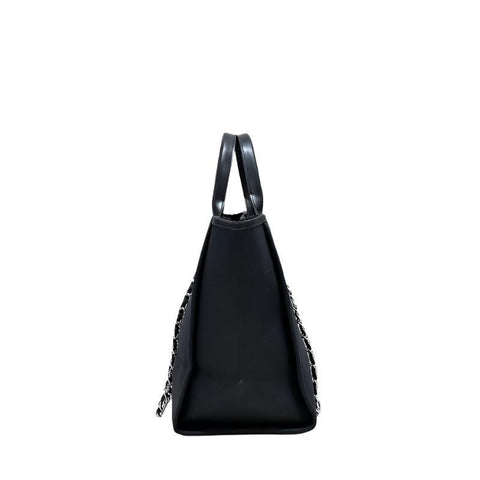 CHANEL MEDIUM BLACK PEARL BAG DEAUVILLE - Banlieue91