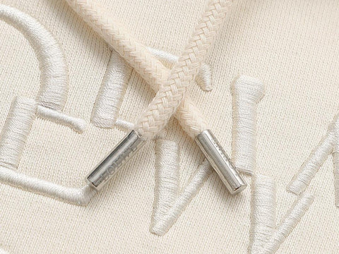 Loewe Relaxed fit hoodie in cotton Beige - Banlieue91