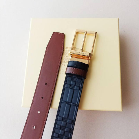 Burberry Leather Vintage Belt 'Black' - Banlieue91