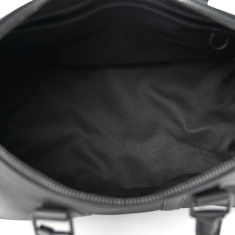 Louis Vuitton Grained Calfskin Aerogram Keepall Bandouliere 40 Black - Banlieue91