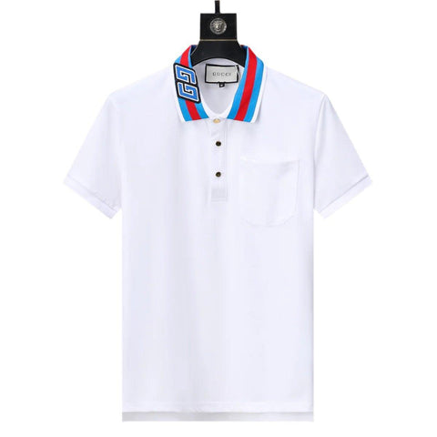 Gucci White T-shirt with a collar - Banlieue91