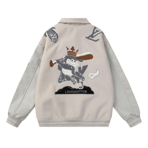 LOUIS VUITTON Varsity Jacket 'Beige' - Banlieue91