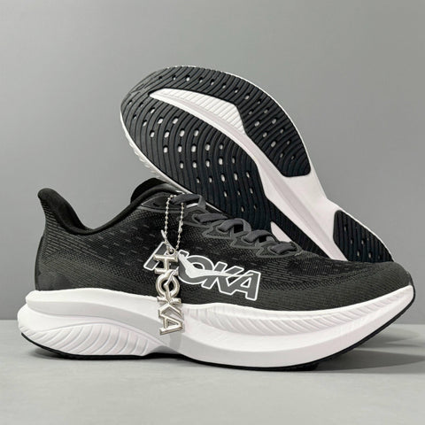 HOKA ONE ONE Mach 6 Wide 'Black White' - Banlieue91