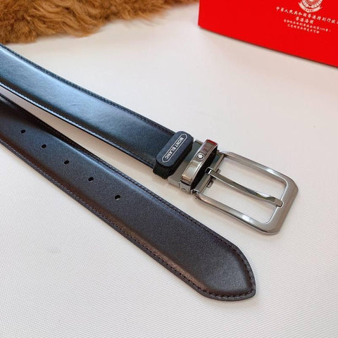 Mont Blanc Men's Belt 'Black' - Banlieue91