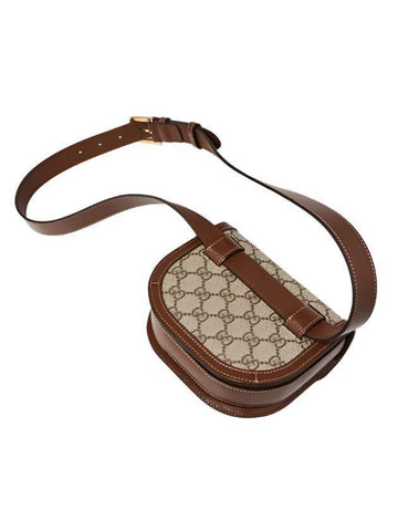 Gucci Beige GG Supreme Coated Canvas Horsebit 1955 Belt Bag - Banlieue91