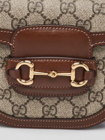 Gucci Beige GG Supreme Coated Canvas Horsebit 1955 Belt Bag - Banlieue91