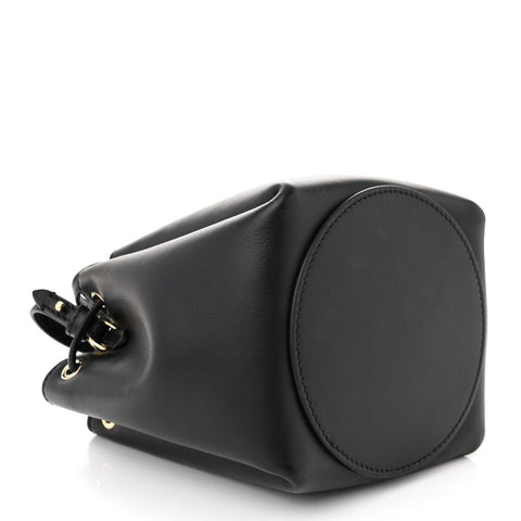Burberry Calfskin Monogram Motif TB Bucket Black - Banlieue91