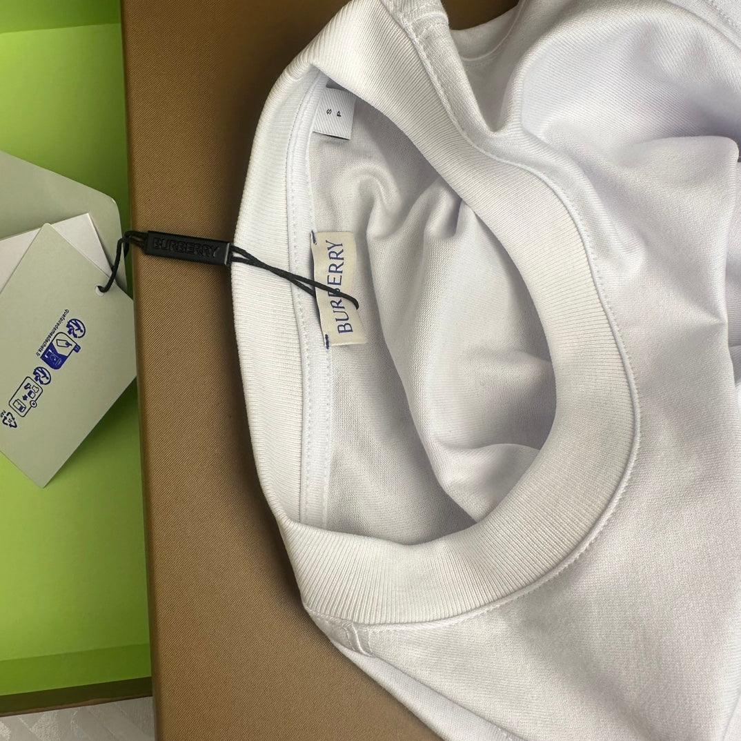 Burberry T-Shirt Without Collar 'White' - Banlieue91