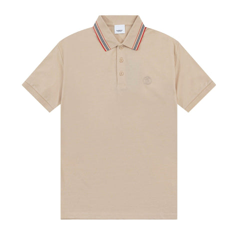 Burberry Beige T-Shirt With Collar - Banlieue91