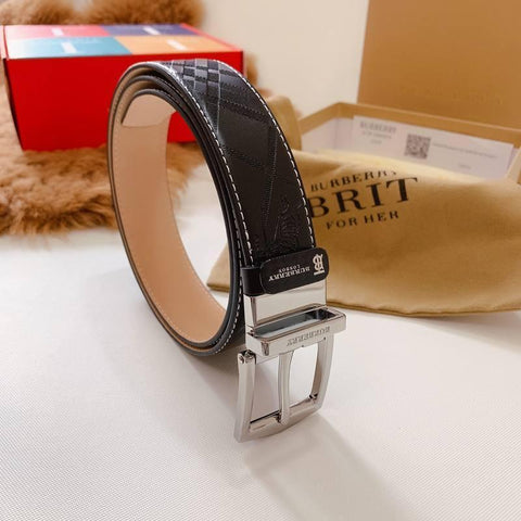 Burberry Leather Vintage Belt 'Black' - Banlieue91