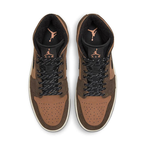Air Jordan 1 Mid SE 'Dark Chocolate' - Banlieue91
