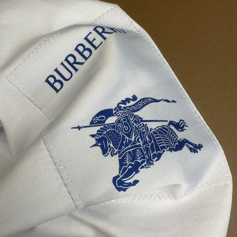 Burberry T-Shirt Without Collar 'White' - Banlieue91