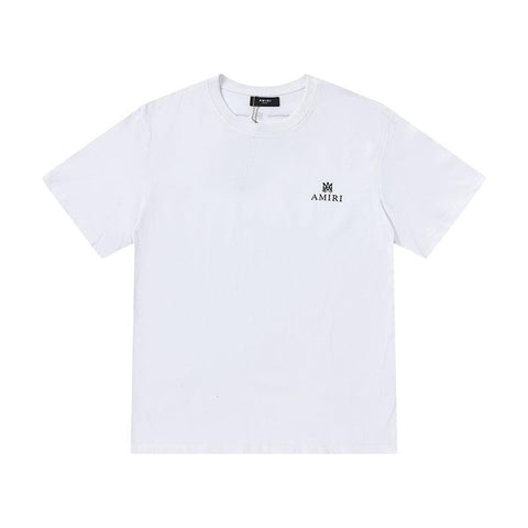 Amiri White T-Shirt Without Collar - Banlieue91