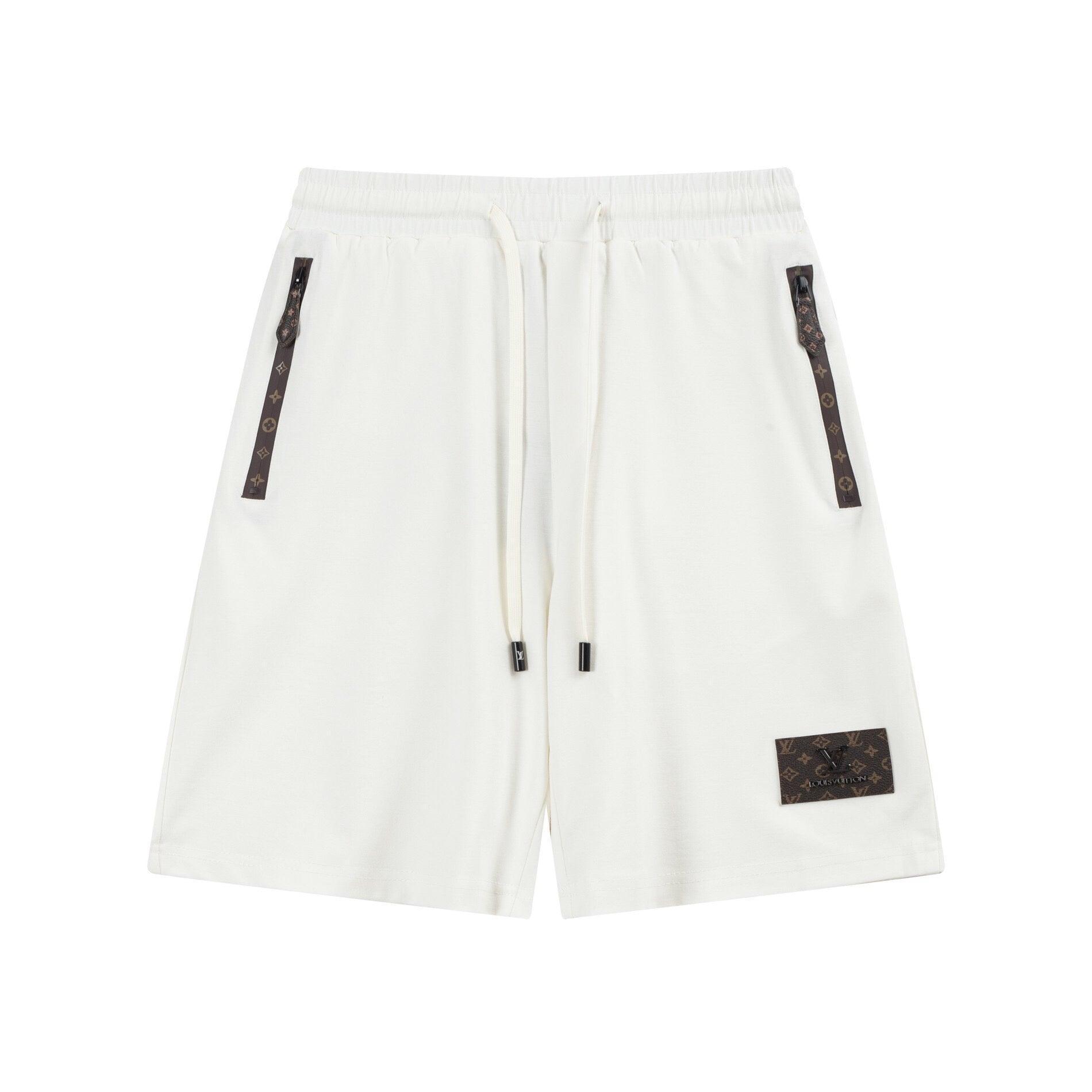 Louis Vuitton Sport Short Pant 'White/Brown' - Banlieue91