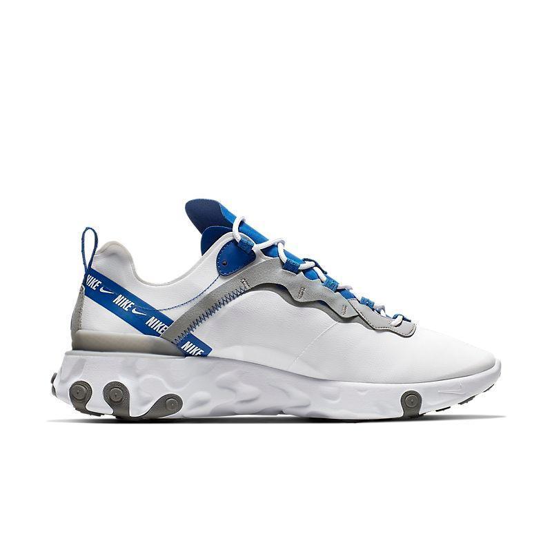 Nike React Element 55 'White Game Royal Habanero Red' - Banlieue91