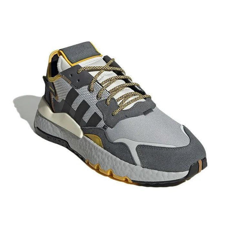 Adidas Originals Nite Jogger 'Cream Grey Black Yellow - kickmontaro