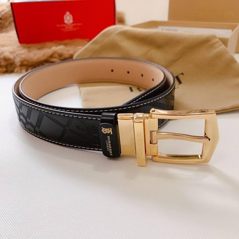 Burberry Leather Vintage Belt 'Black' - Banlieue91