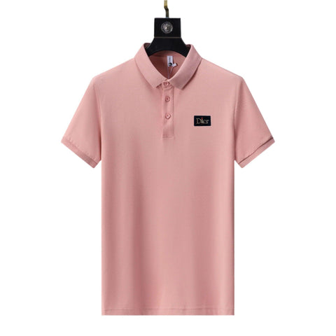 Dior Pink T-Shirt With Collar - Banlieue91