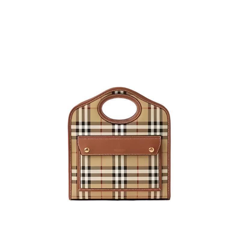 Burberry check-patterned mini tote bag - Banlieue91