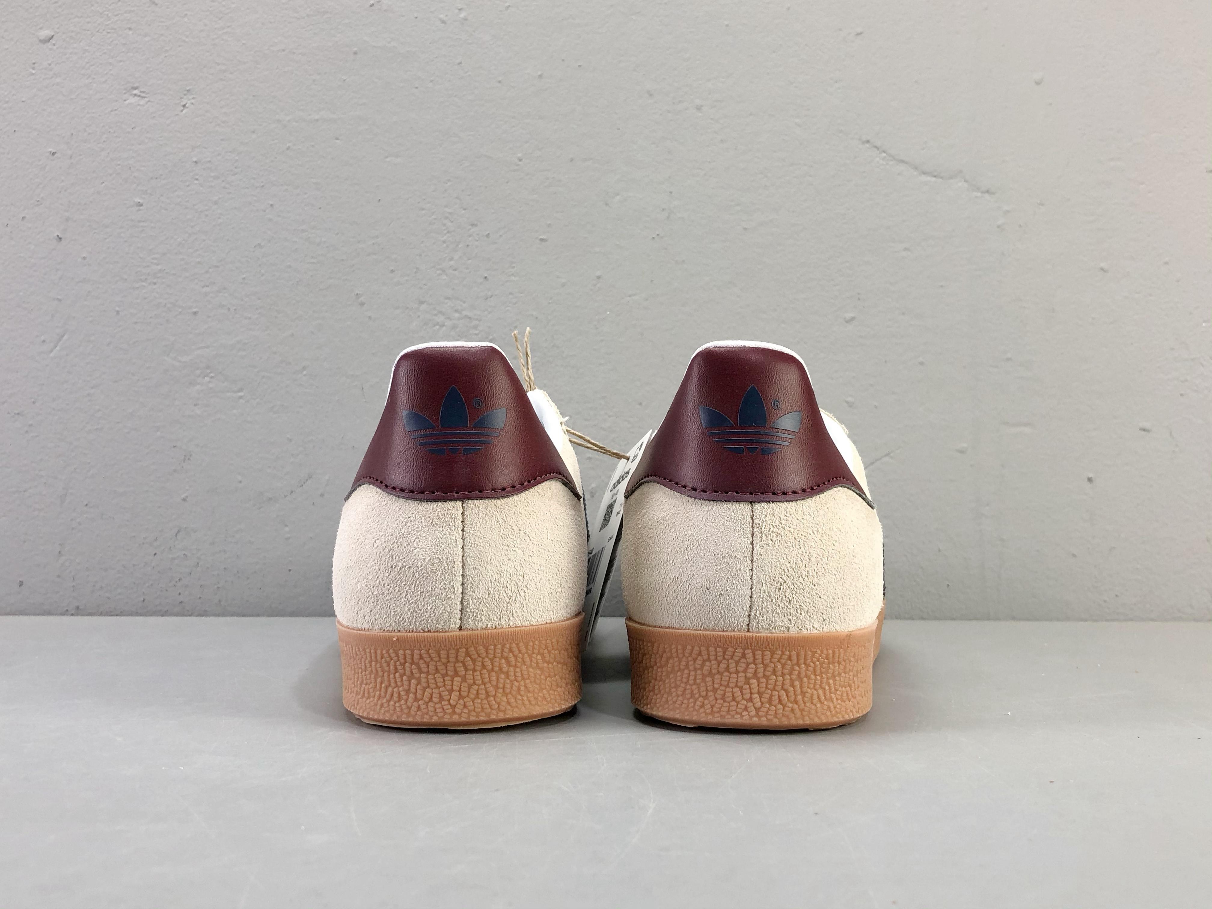 Adidas Originals Gazelle Indoor 'Beige Dark Blue Collegiate Burgundy' - Banlieue91