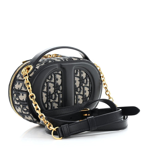 Christian Dior Signature Oval Camera Bag Calfskin with Embossed CD Signature - Banlieue91