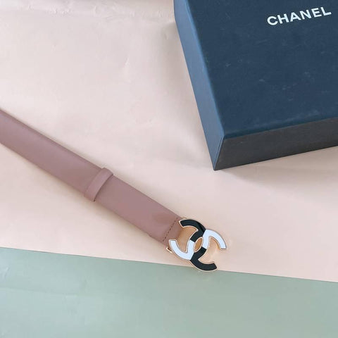 Chanel Women Logo Banding Belt 'Beige' - Banlieue91
