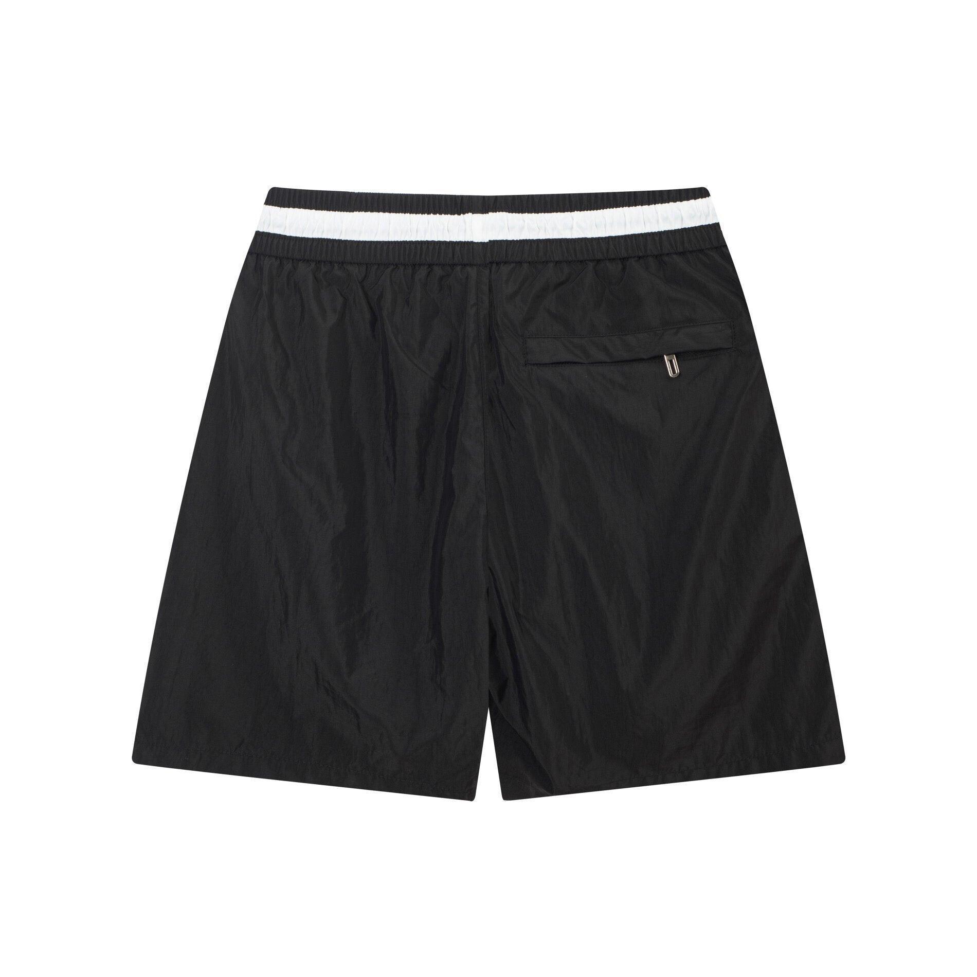 Burberry Men's Striped Cotton Knit Basketball Shorts 'Black' - Banlieue91